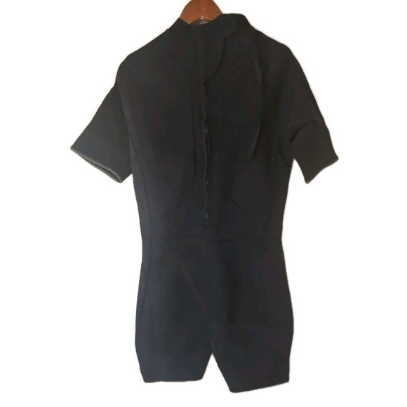 O'Brien Shorty Wetsuit Men's XXL Black Neoprene Short Sleeve Surf Diving Swim - Picture 2 of 14